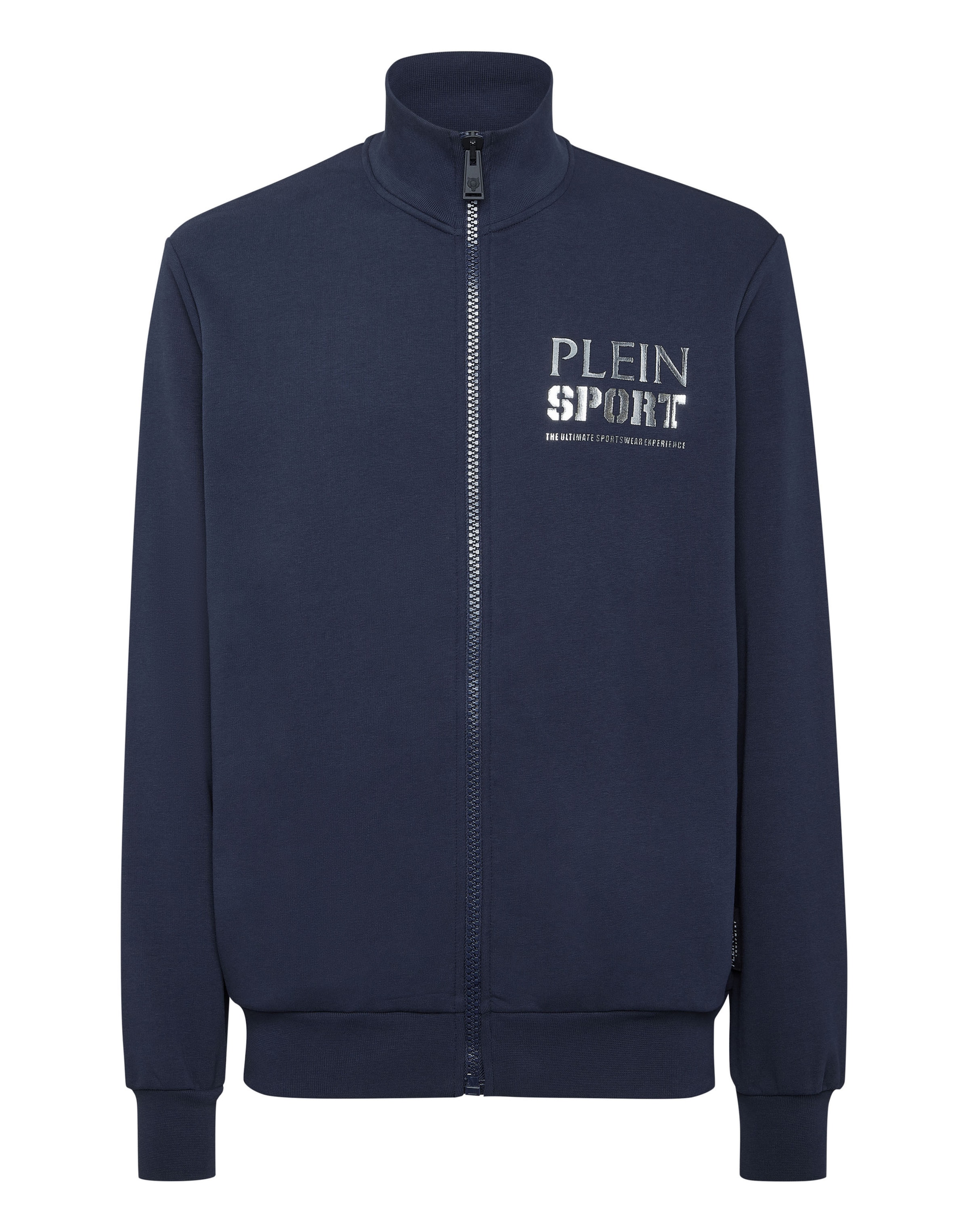 Plein Sport Sweat jacket 'Tiger' in Night blue / Silver, Item view
