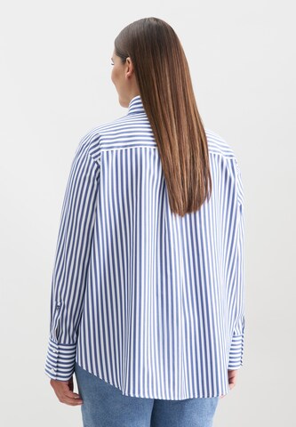 Chemisier 'Schwarze Rose' SEIDENSTICKER en bleu