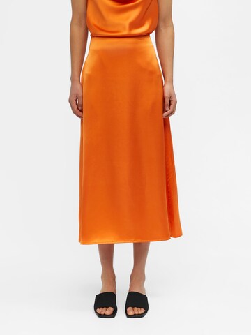 OBJECT Φούστα σε πορτοκαλί: μπροστά