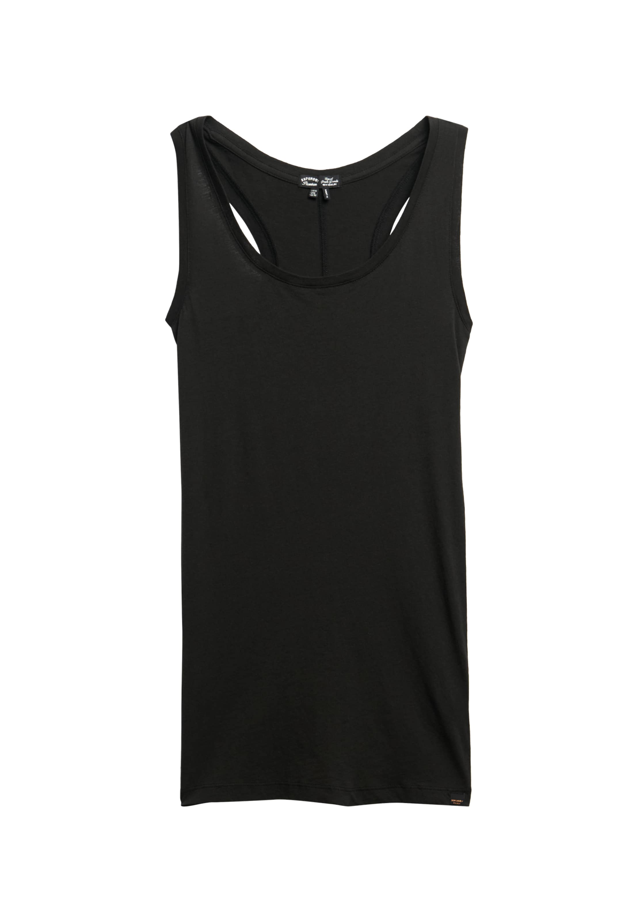 Superdry Top in Zwart: voorkant