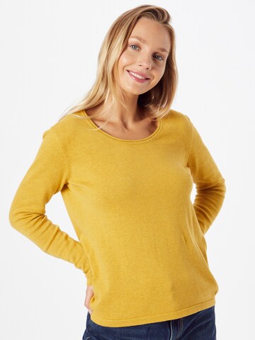 TOM TAILOR Pullover in Gelb: front