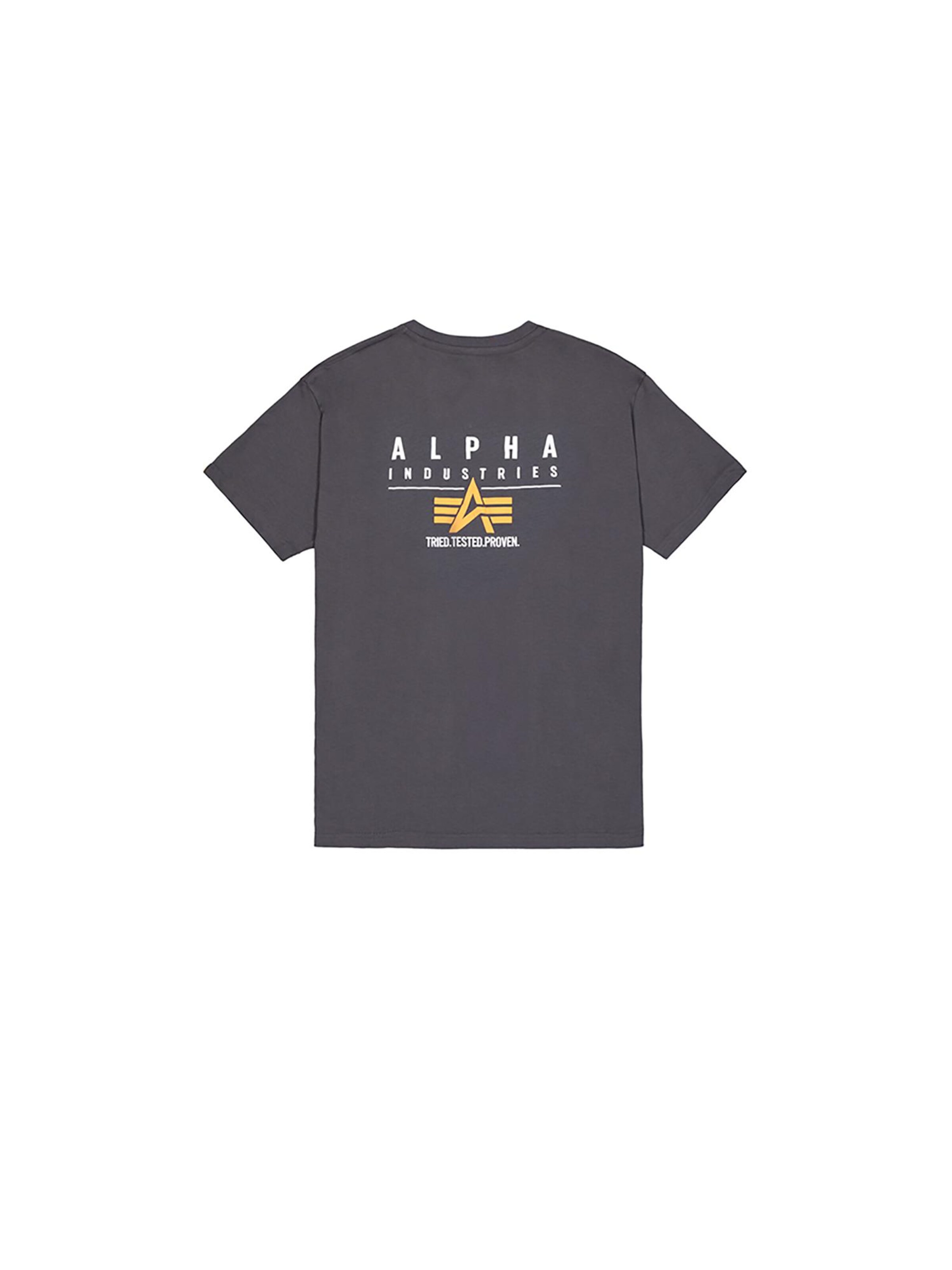 ALPHA INDUSTRIES T-Shirt in Grau