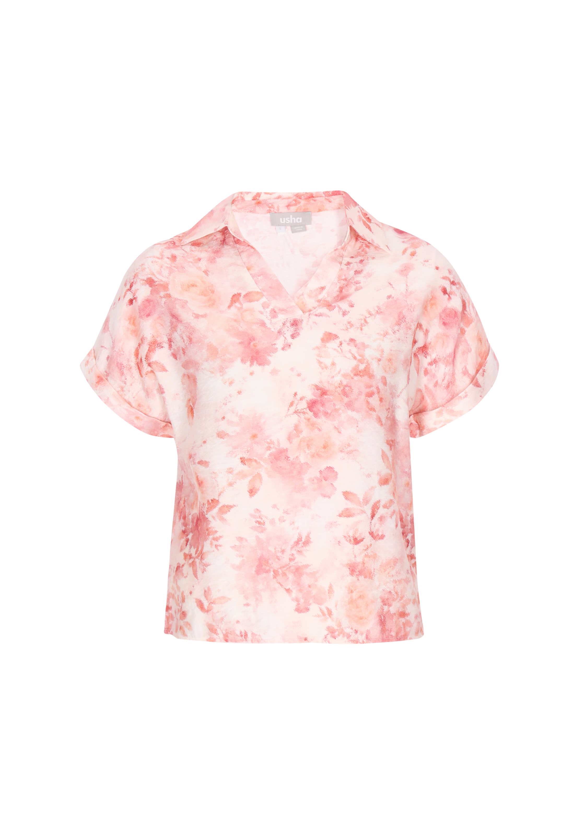 Chemisier Usha en rose : devant