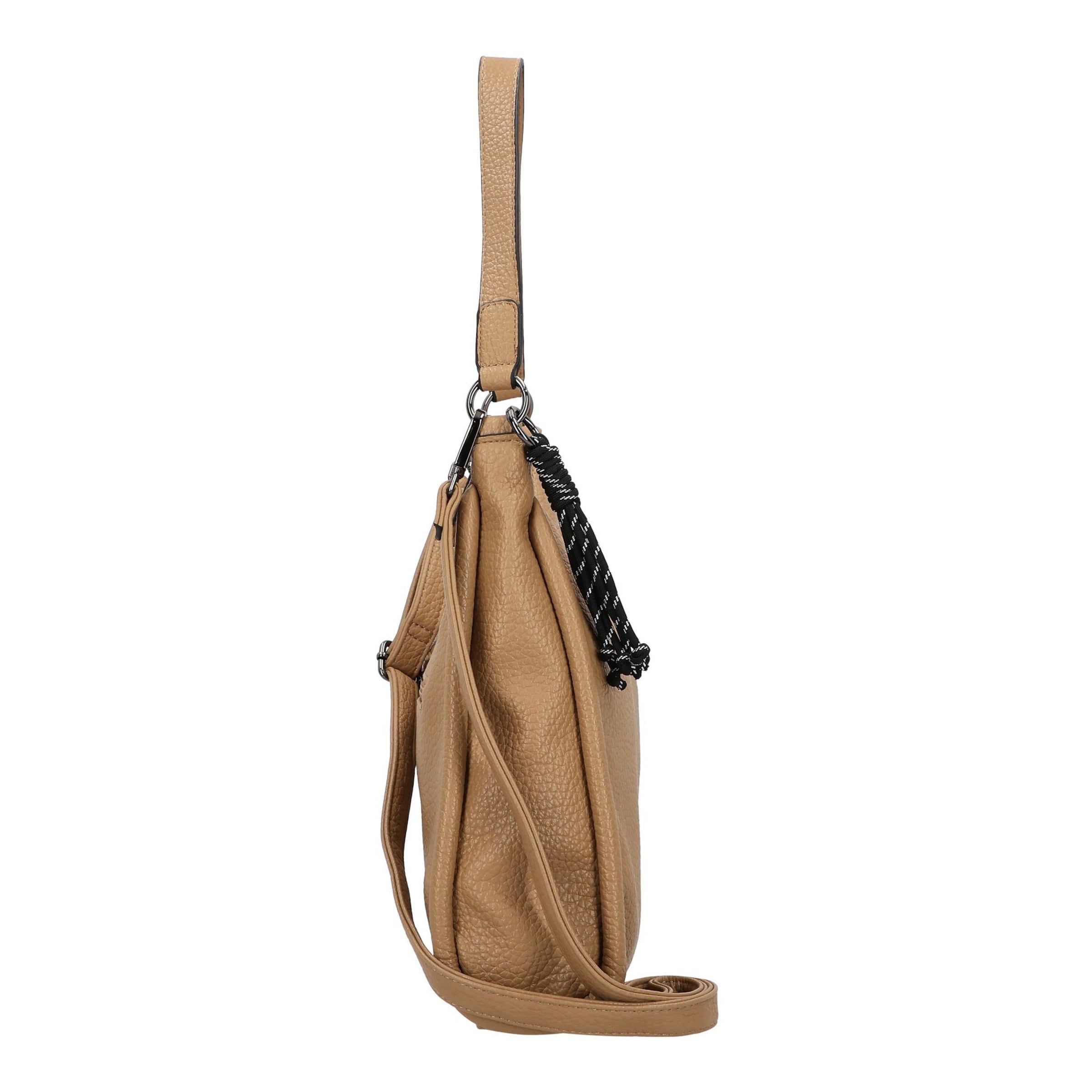 TOM TAILOR DENIM Schoudertas 'Finna' in Bruin