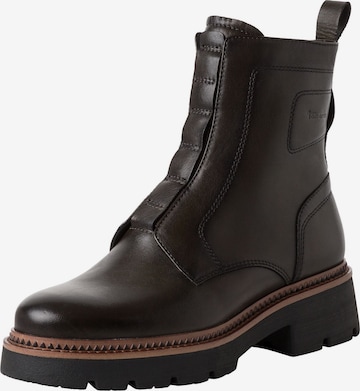 Tamaris Stiefelette in Grün: Vorderseite