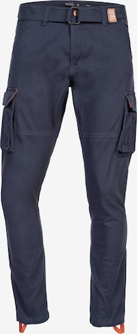 INDICODE JEANS Cargo Pants 'Mathen' in Blue: front