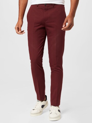 JACK & JONES Slimfit Kostym i röd