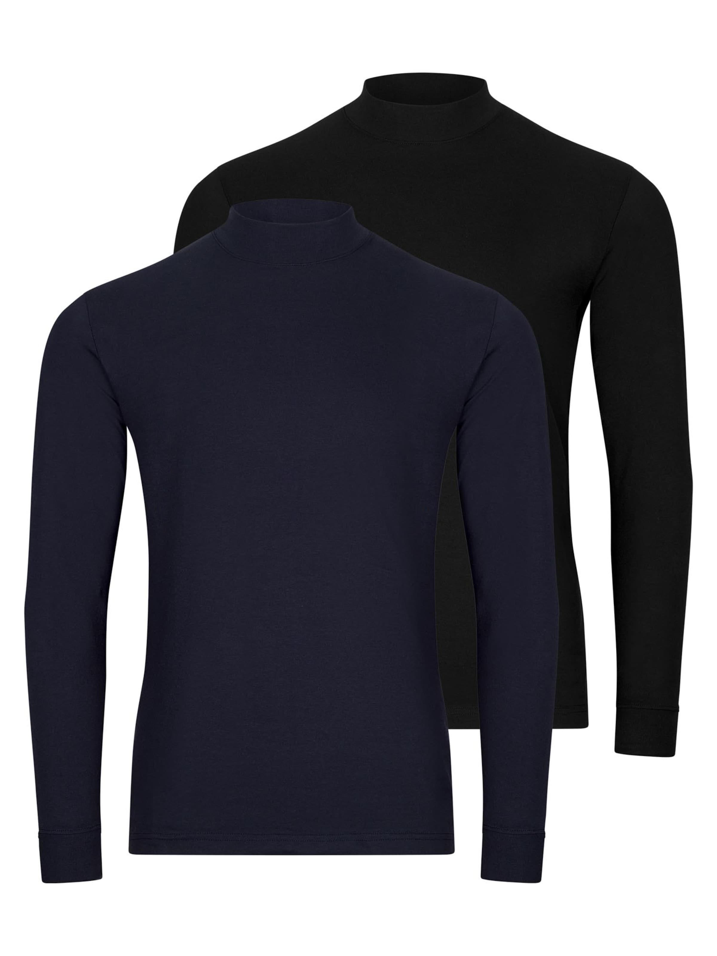 Ragman Shirt 'Basic'‌‌‌‌‌‌‌‌‌ in Blau: Vorderseite