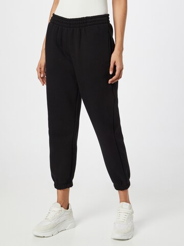 On Vacation Club Tapered Pants 'Do Nothing Club' in Black: front