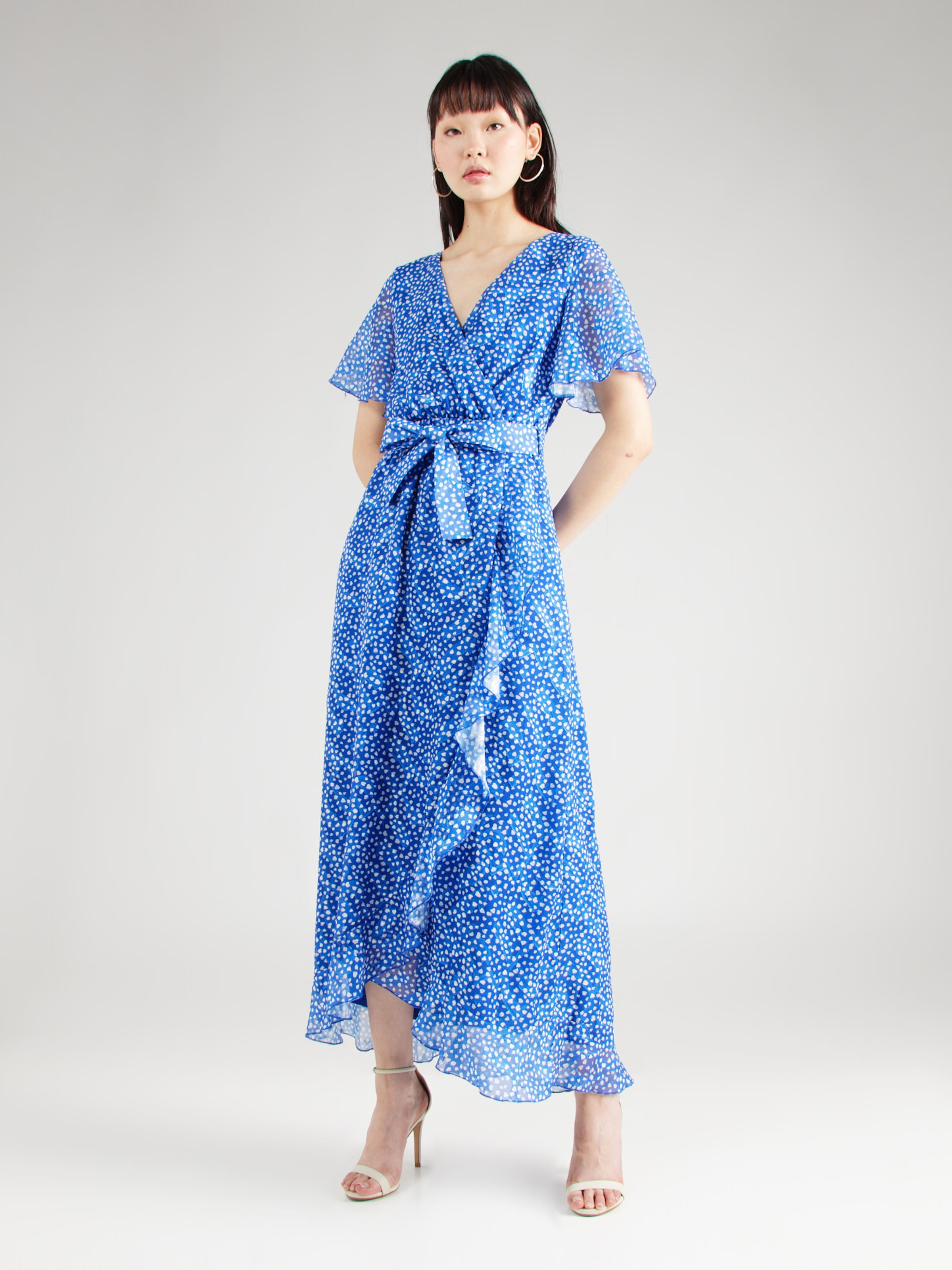 SISTERS POINT Jurk GUSH in Blauw Azuur ABOUT YOU