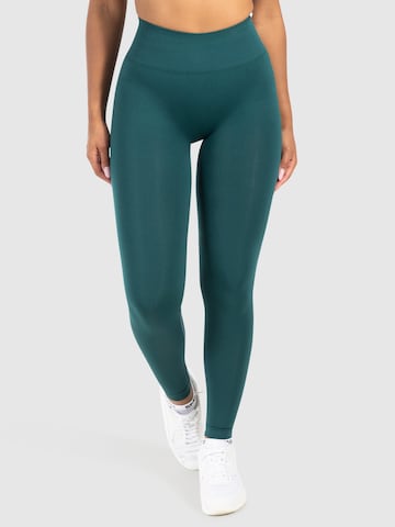 Skinny Leggings 'Pemmy' Smilodox en vert : devant