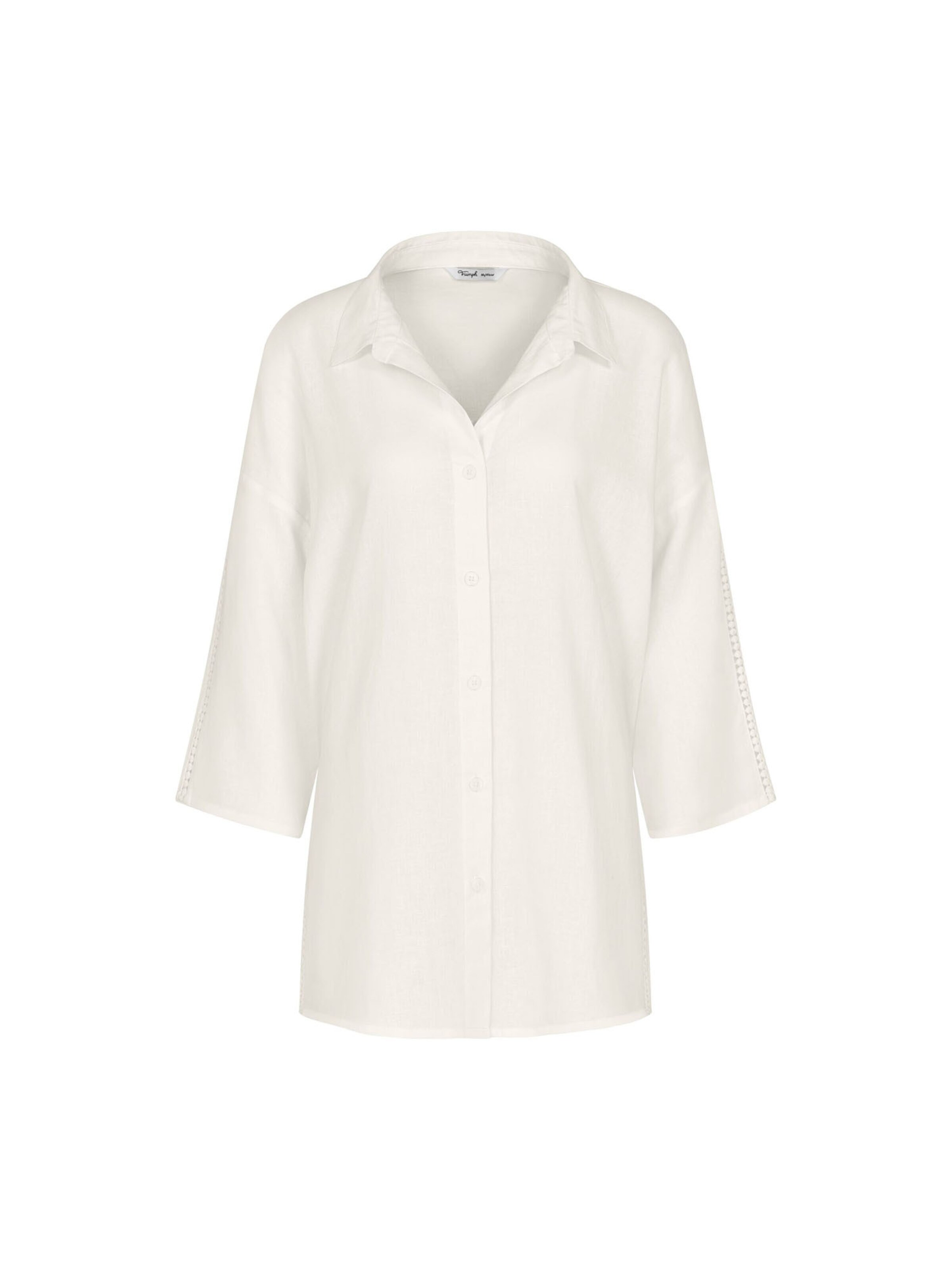 TRIUMPH Beach-Hemd ' Red Label Summer Wear ' in Weiß: Vorderseite