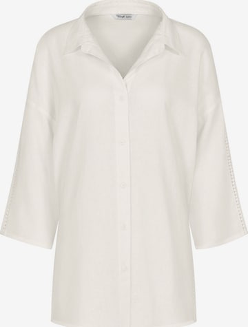 TRIUMPH Beach-Hemd ' Red Label Summer Wear ' in Weiß: Vorderseite