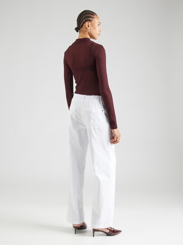 BRAX Wide Leg Hose 'MAINE' in Weiß