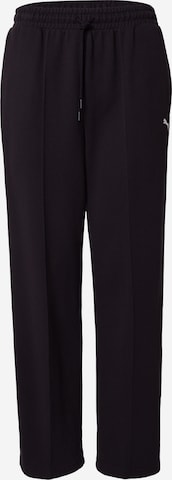 PUMA Loose fit Trousers 'Essentials' in Black: front