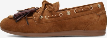 Mocassin ' SHARON ' POSH by Poelman en marron : devant