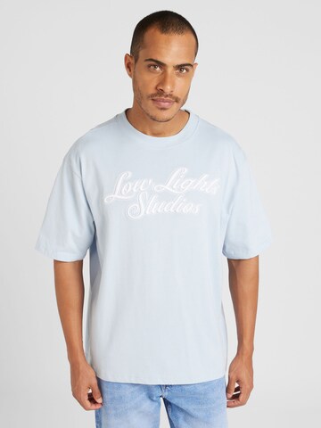 Low Lights Studios Shirt 'SHUTTER' in Blauw: voorkant