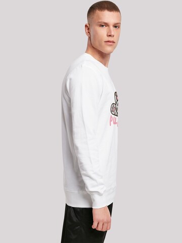 F4NT4STIC Sweatshirt 'Big Bang Theory Soft Kitty Purr' in White