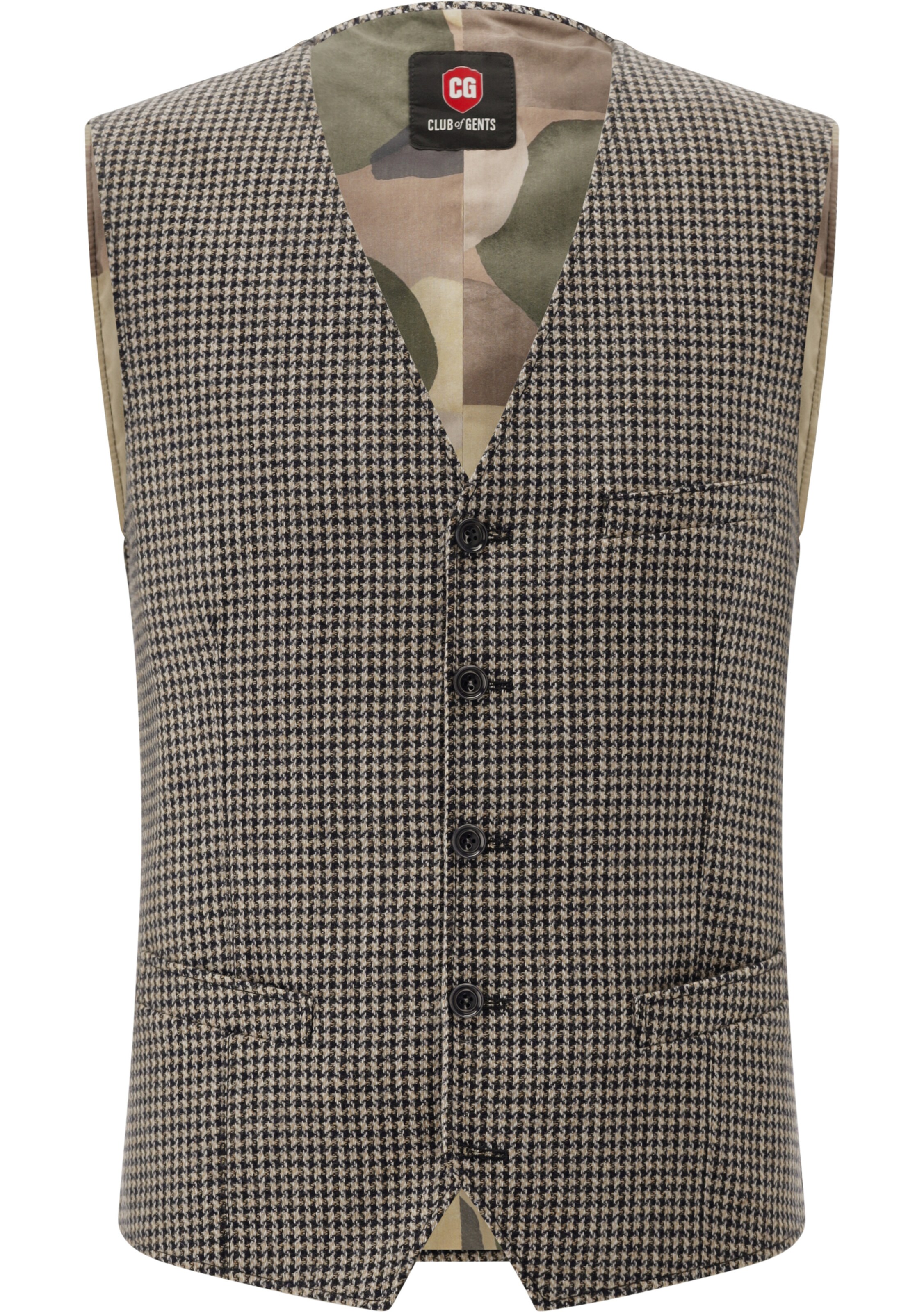 CG CLUB OF GENTS Vest ' Morley ' in Brown: front