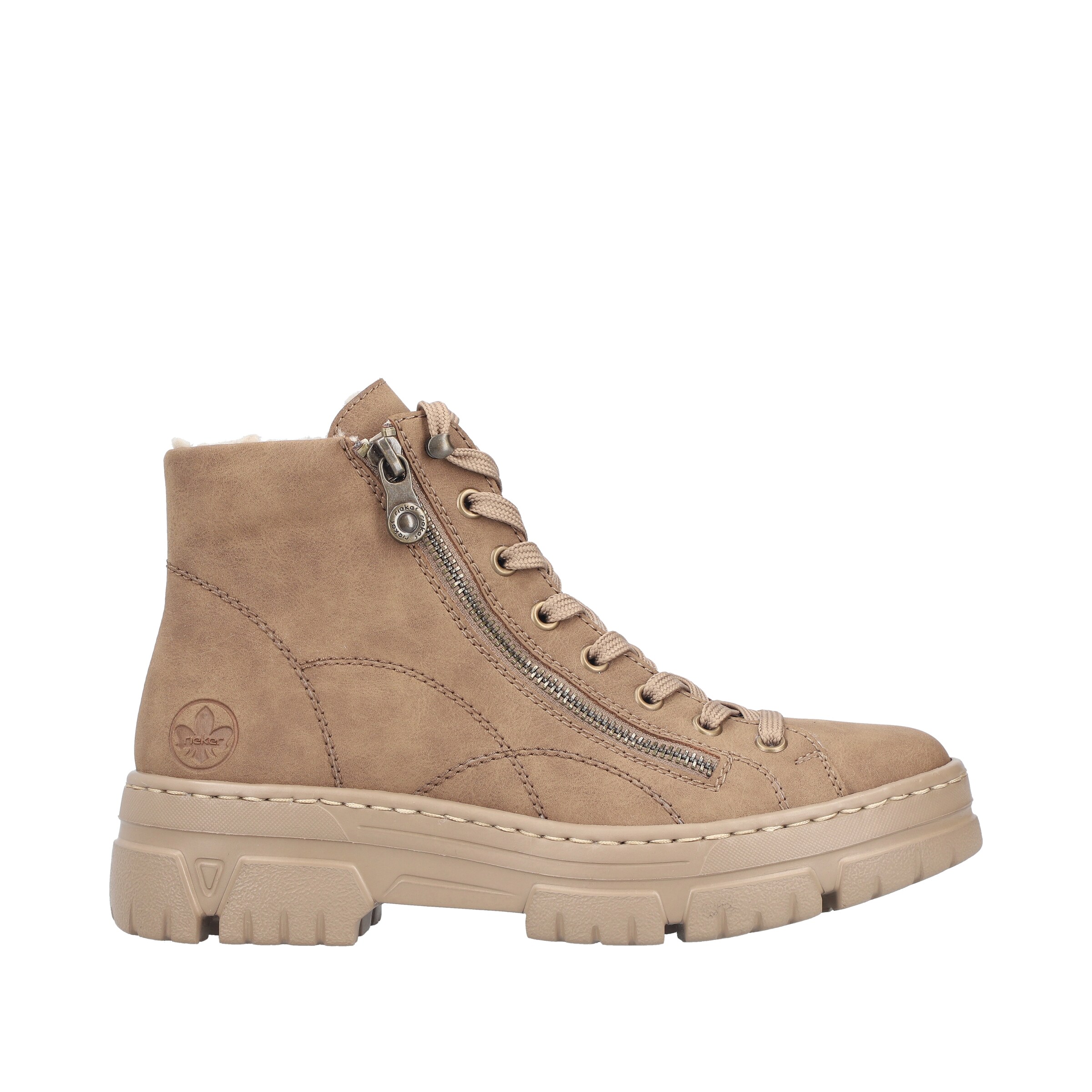Rieker Schnürstiefelette in Braun