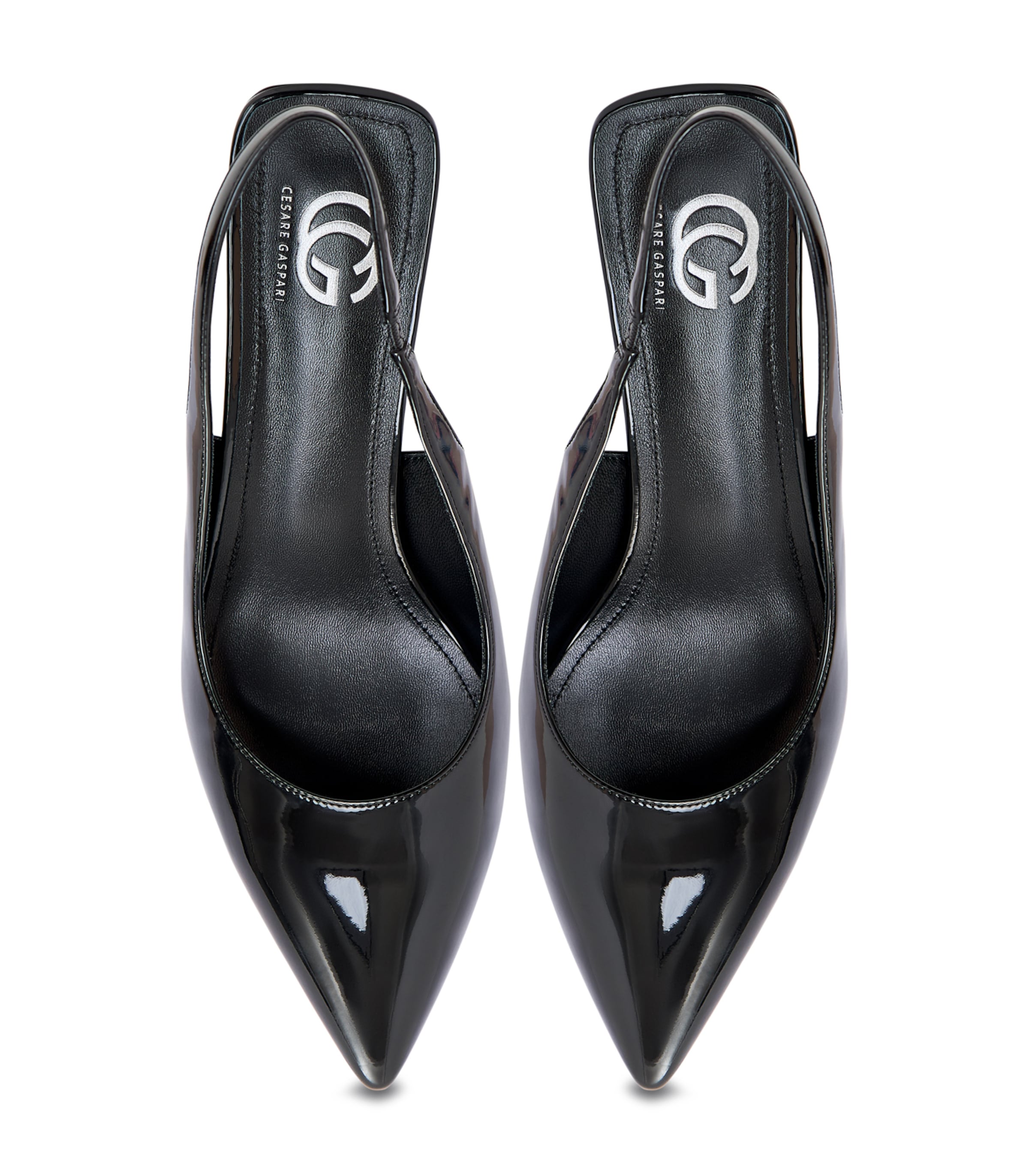 CESARE GASPARI Slingpumps in Schwarz