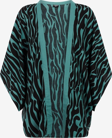 PROTEST Kimono 'PRTFade' in Schwarz: Vorderseite