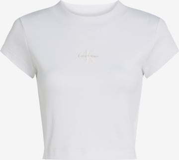 Maglietta di Calvin Klein Jeans in bianco: frontale