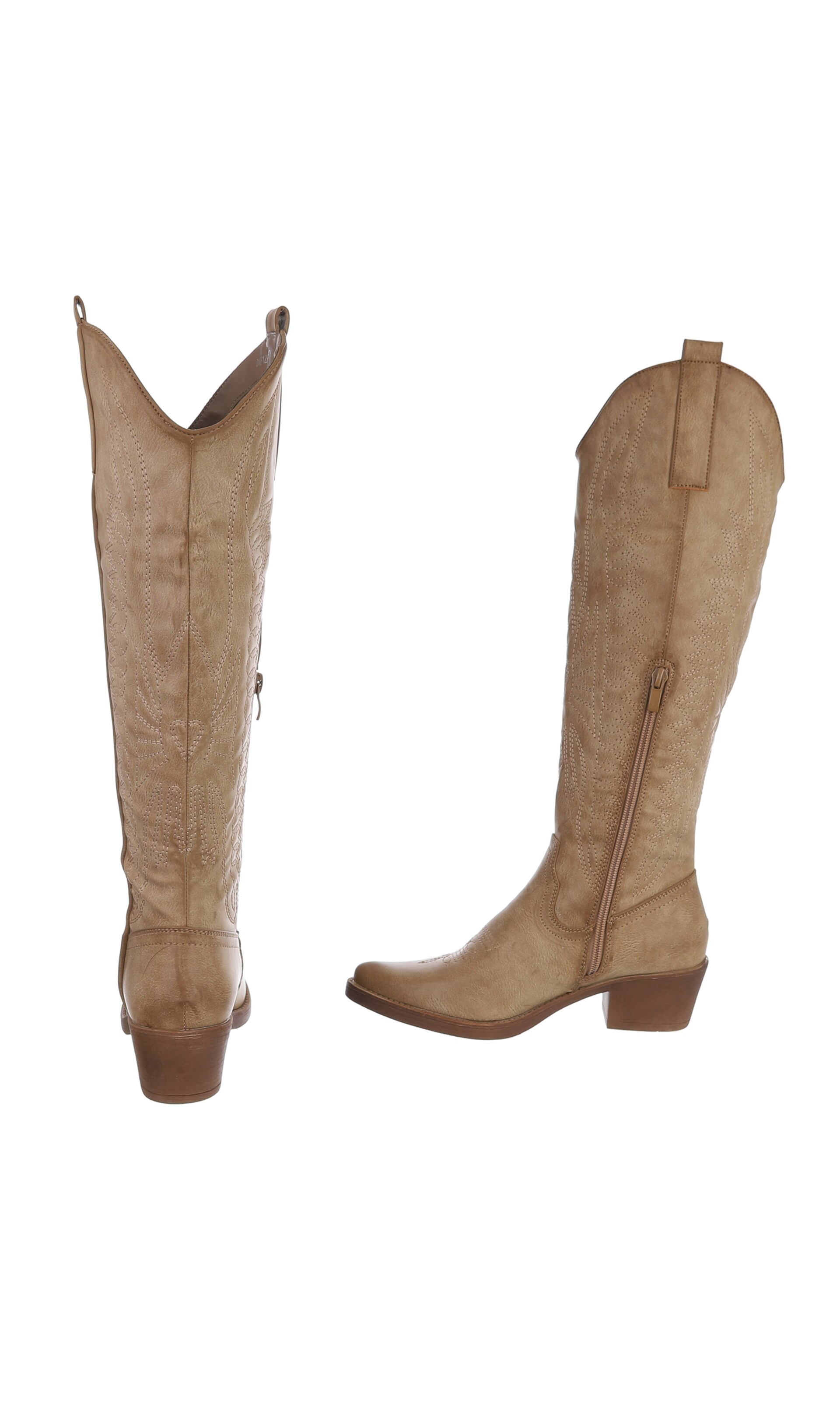 Ital-Design Cowboy Boots in Brown