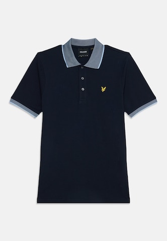 Lyle & Scott Majica 'Birdseye' | modra barva: sprednja stran