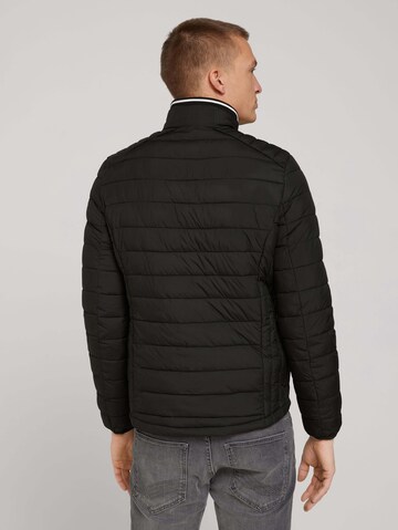 TOM TAILOR Between-season jacket in Black