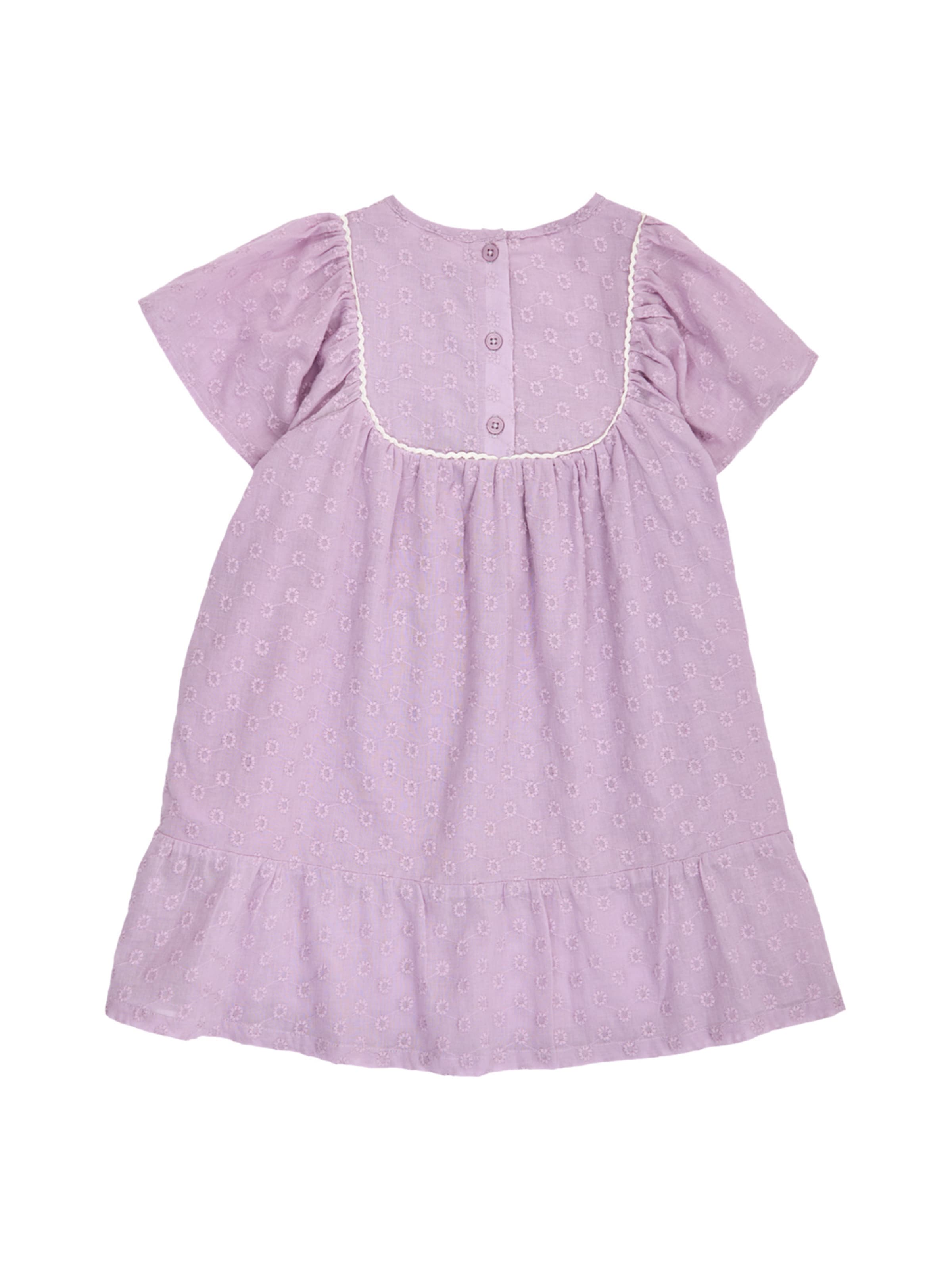 Müsli by GREEN COTTON - Vestido em roxo