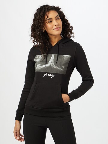 Sweat-shirt 'Pray' Mister Tee en noir : devant