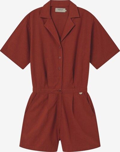 Thinking MU Kleid ' Jade Jumpsuit ' in dunkelorange, Produktansicht