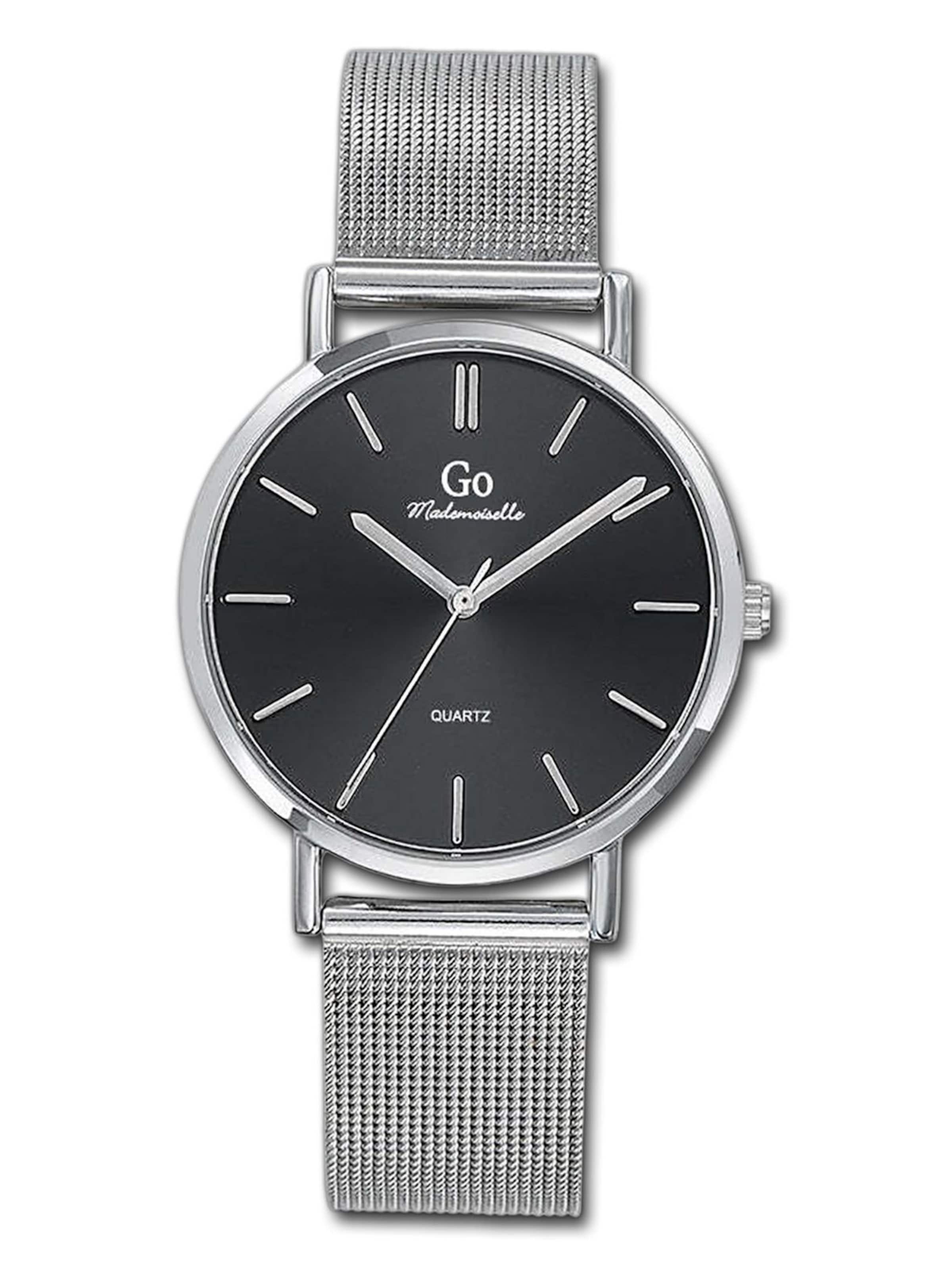 Montre à affichage analogique GO GirlOnly en argent : devant