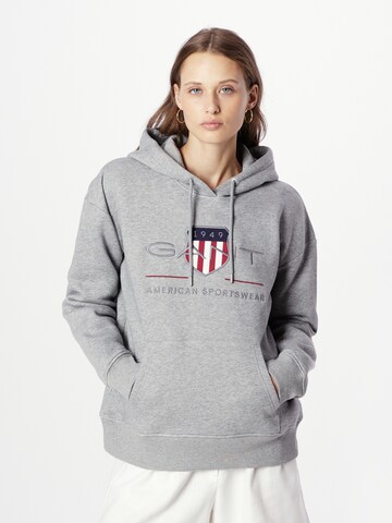 GANT Sweatshirt in Grijs: voorkant