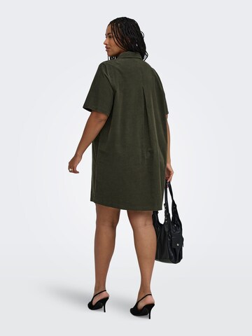 Abito camicia 'CARGry-Nessa' di ONLY Carmakoma in verde