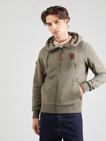 naketano Sweatjacke in Grün: Vorderseite