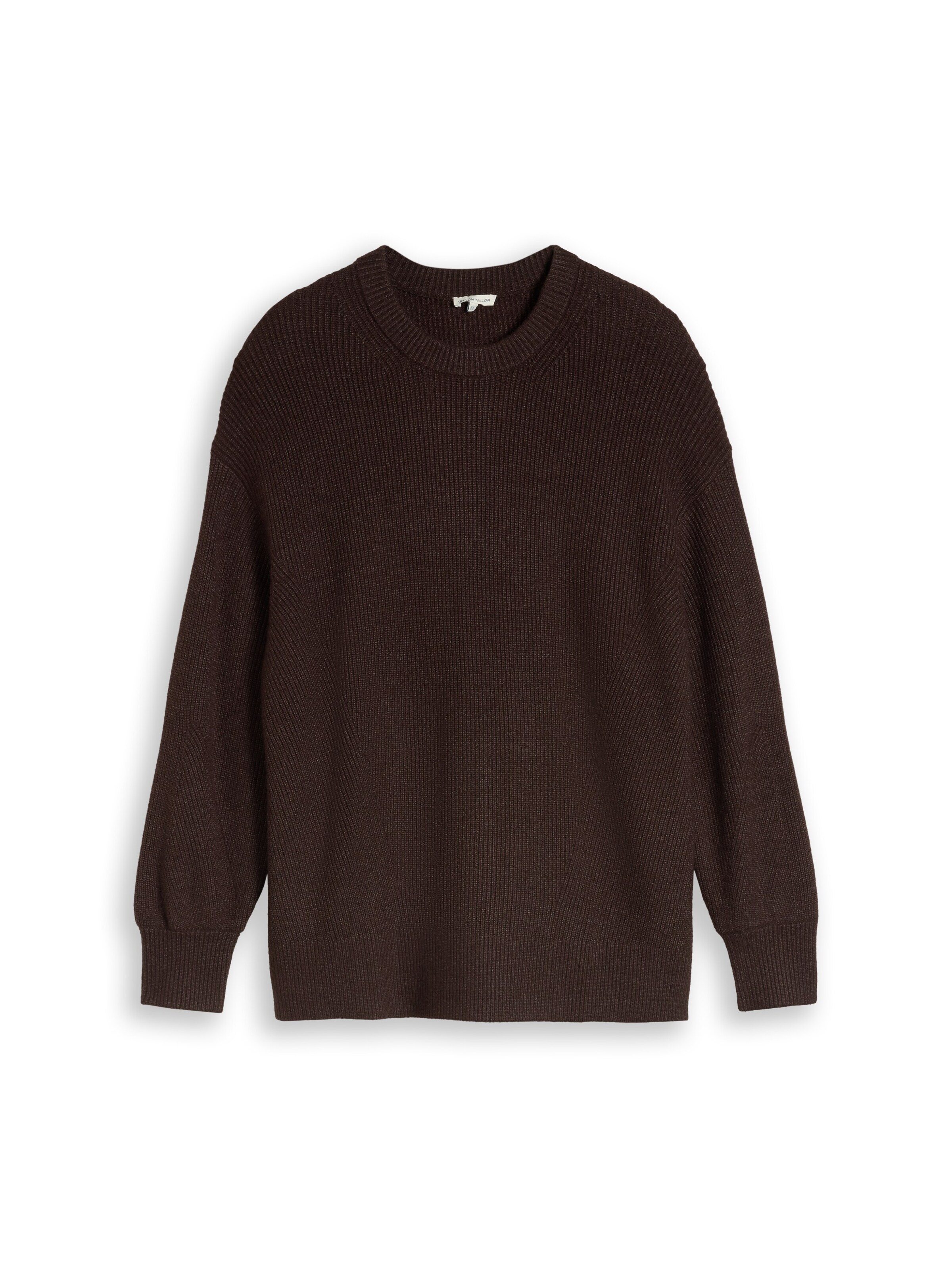Tom Tailor Women + Trui in Bruin: voorkant
