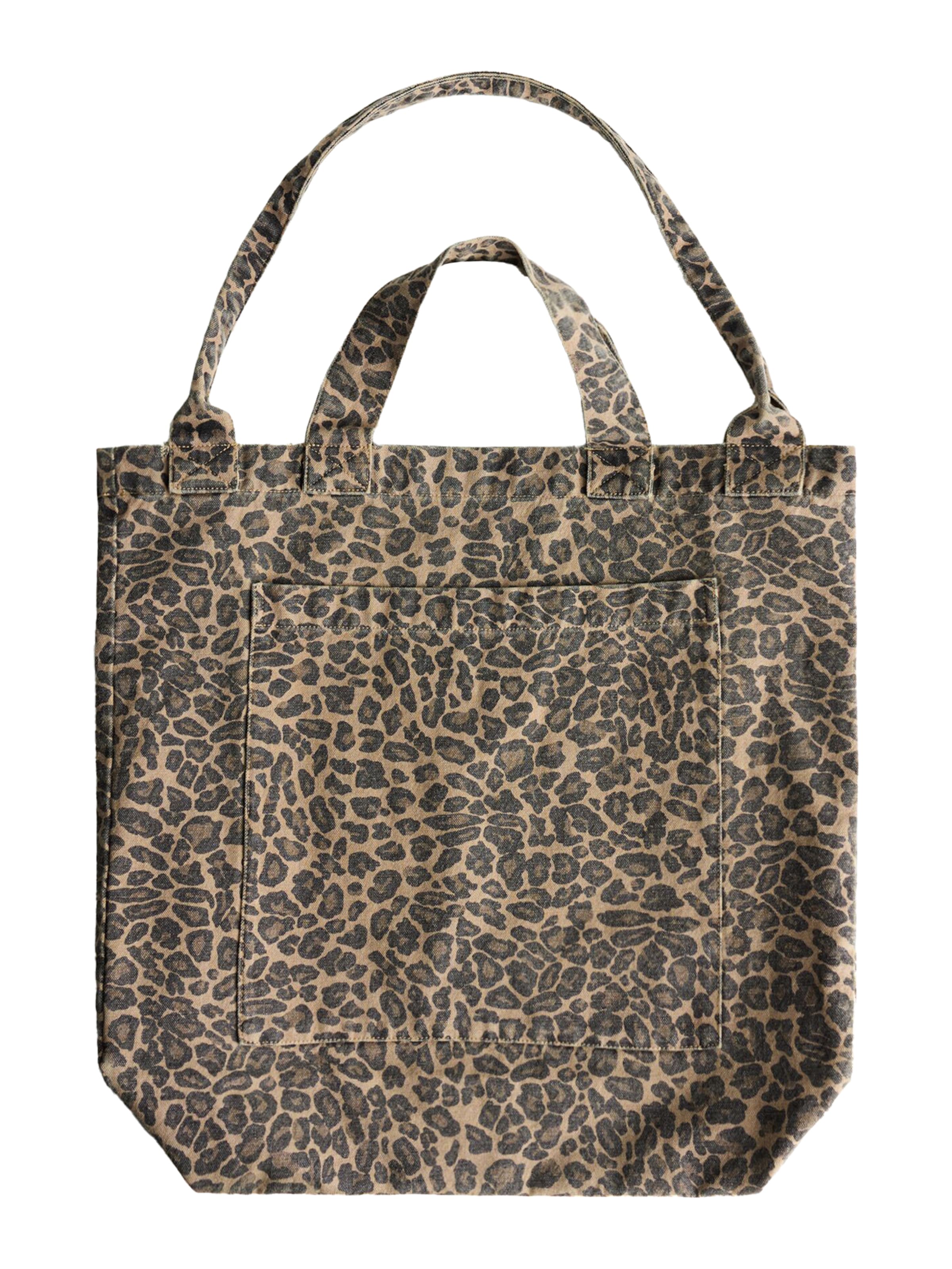 Bershka Cabas en marron / cappuccino / noir, Vue avec produit