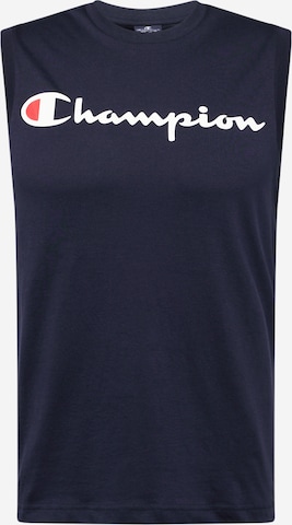 T-Shirt Champion Authentic Athletic Apparel en bleu : devant