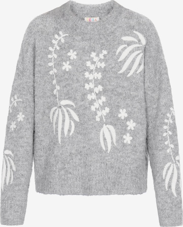 IZIAŠiroki pulover - siva boja: prednji dio