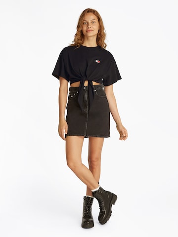 Tommy Jeans T-Shirt in Schwarz: Rückseite