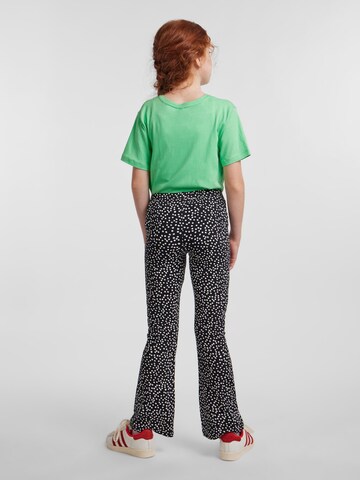 Pieces Kids Flared Broek 'AMARI' in Zwart