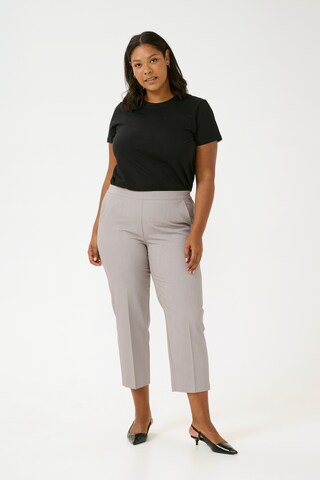 KAFFE CURVE Regular Broek 'Sakira' in Grijs