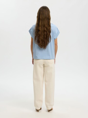 SELECTED - Camiseta en azul