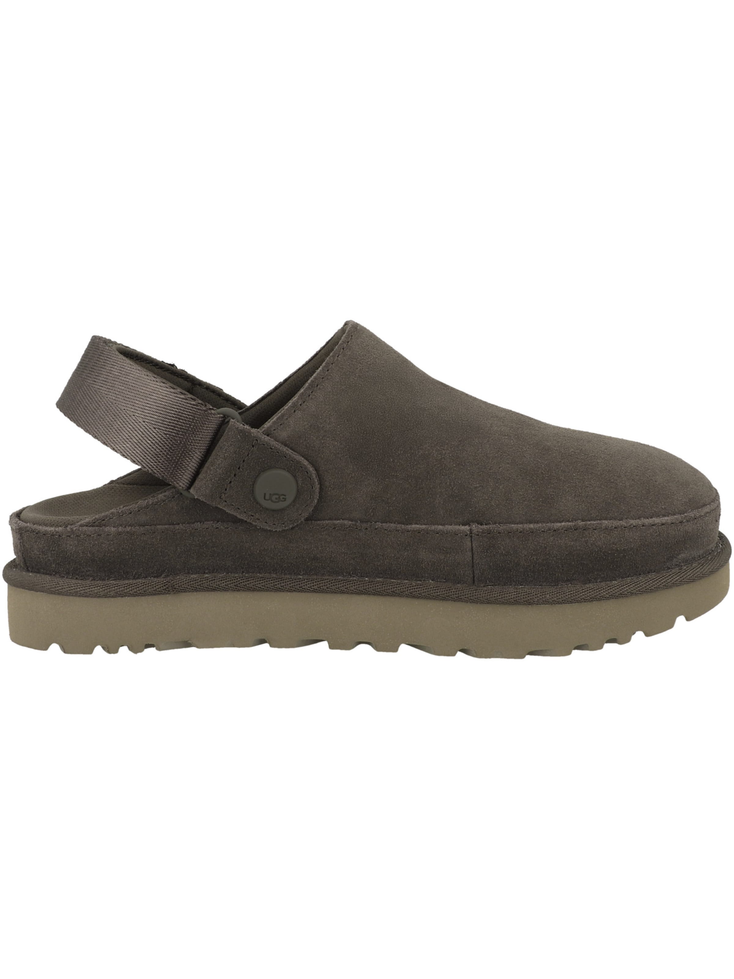 UGG Clogs 'Goldenstar' in Brown: side