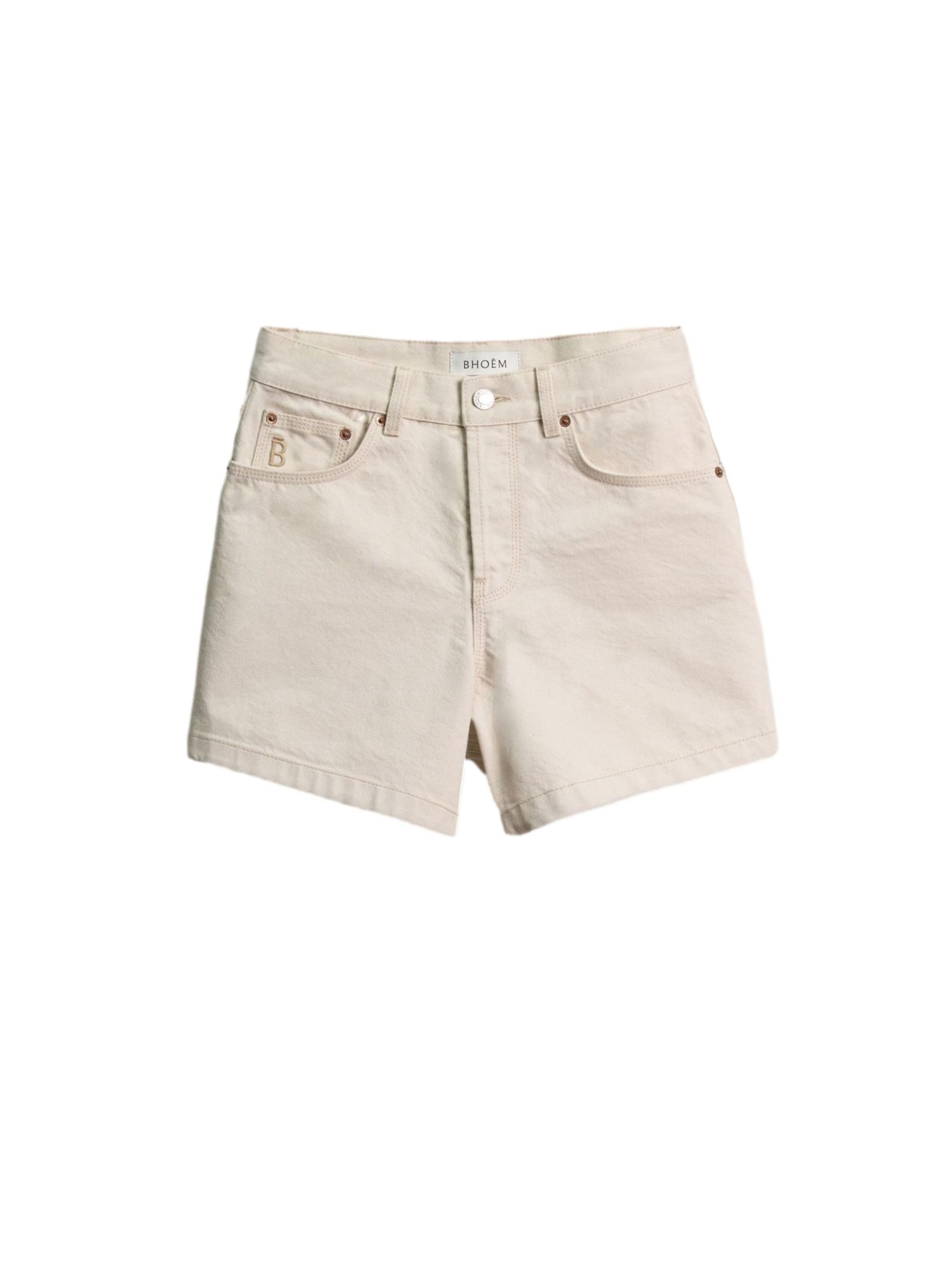 Bhoem Regular Shorts in Weiß: Vorderseite