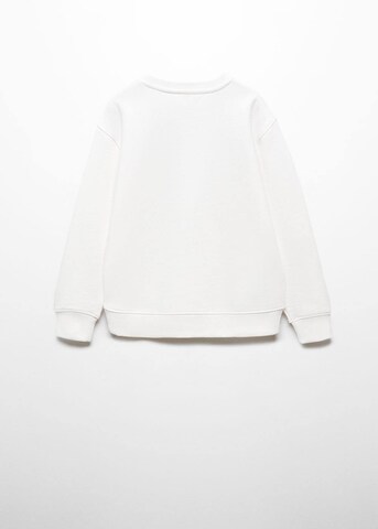 MANGO KIDS Sweatshirt 'Sonicsk' in White