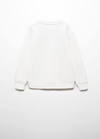 MANGO KIDSSweater majica 'Sonicsk' - bijela boja