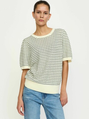 Soft Rebels Svetr ' SRMayan ' – šedá: přední strana